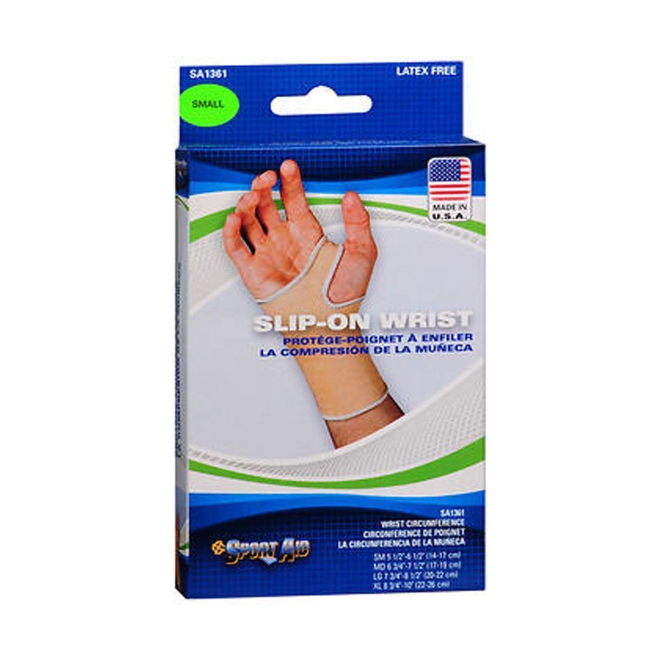 Sport Aid Slip-On Wrist Support, Small - Each