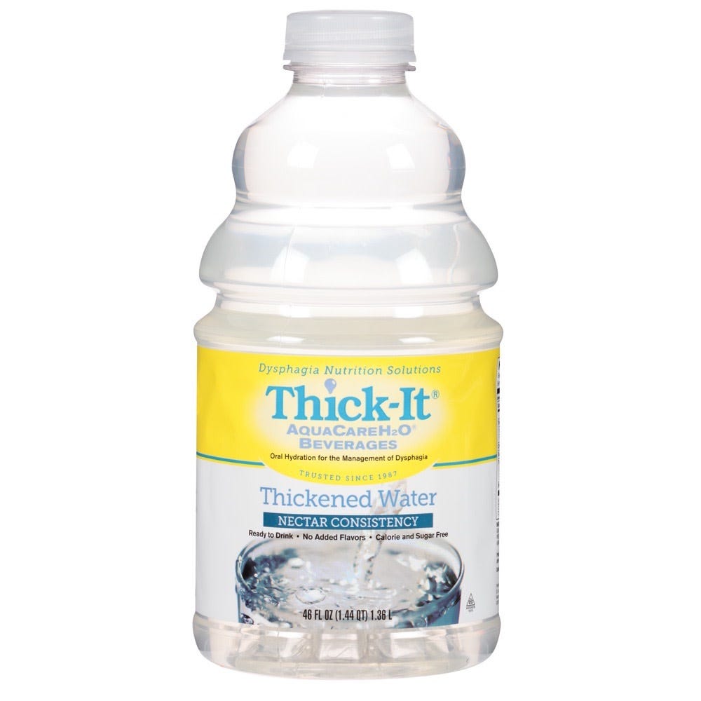 Thick-It Aquacare Thickened Water Nectar Consistency, 46 Oz