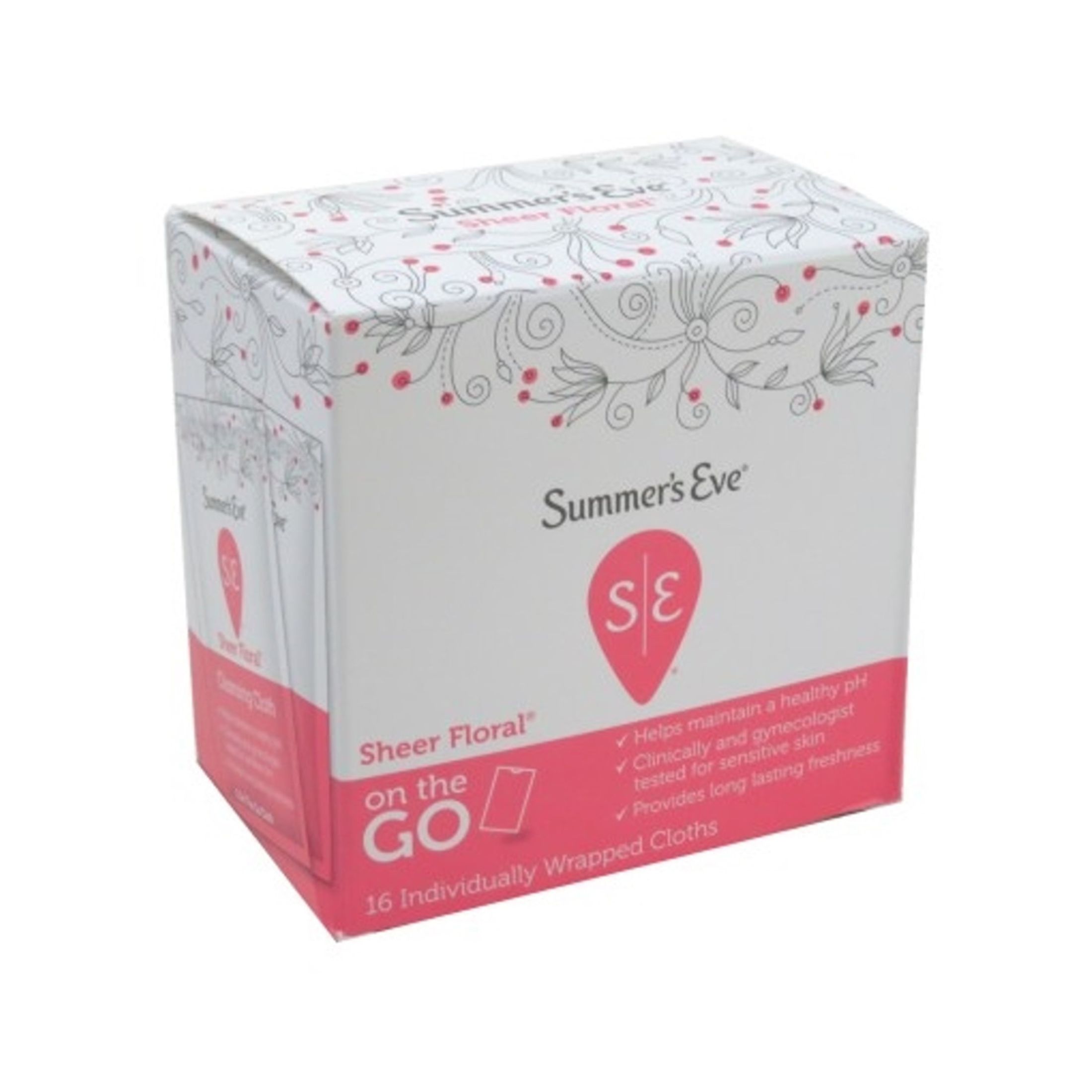 Summer's Eve 5 In 1 For Sensitive Skin Sheer Floral Cleansing Cloths