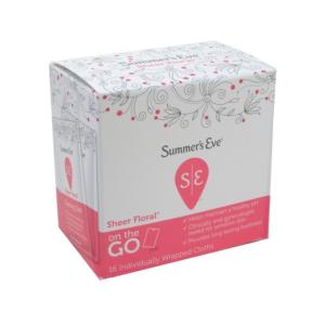 Summer's Eve 5 In 1 For Sensitive Skin Sheer Floral Cleansing Cloths