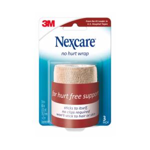 Nexcare No Hurt Wrap, Unstretched, 3 Inch