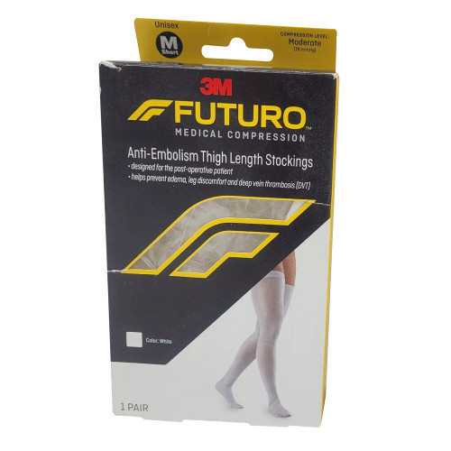 Futuro Anti-Embolism Thigh High Length Stockings, M, Short