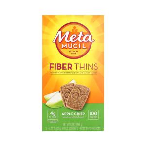 Metamucil Fiber Supplement Thins, Apple Crisp Flavor