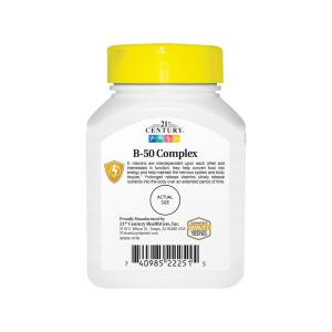 21st Century Vitamin B- 50 Complex Prolonged Release - 60 Tablets