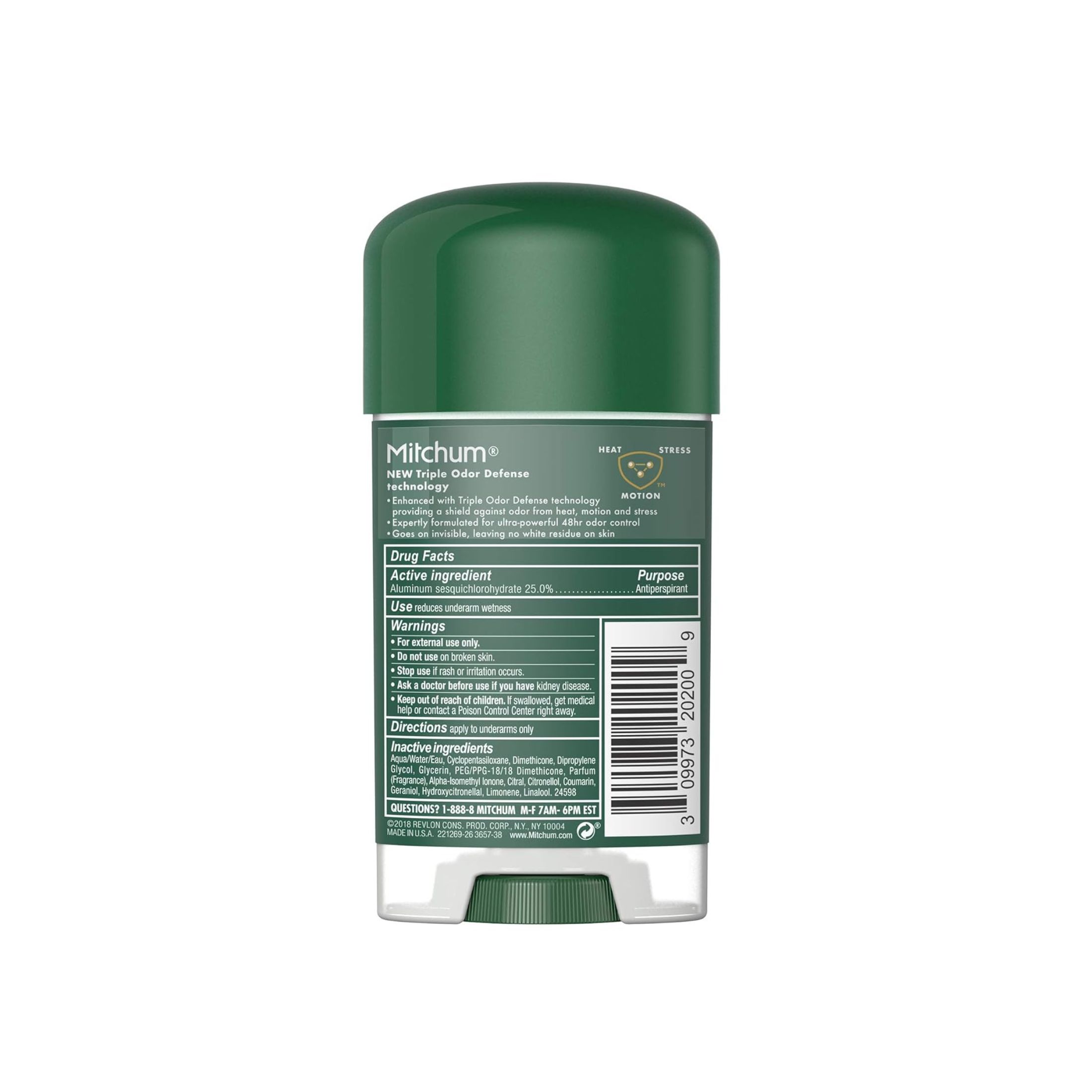 Mitchum Gel Antiperspirant And Deodorant Stick 63 G
