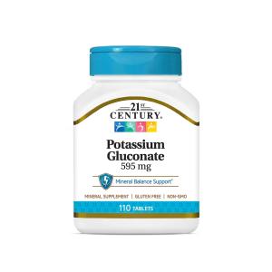 21st Century Potassium Gluconate, 595 Mg, Tablets