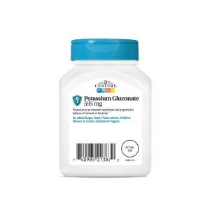 21st Century Potassium Gluconate, 595 Mg, Tablets