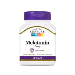 21st Century Melatonin, 3 Mg, 90 Tablets