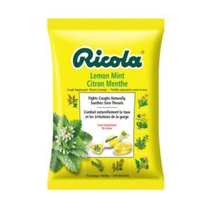 Ricola Natural Herb Cough Suppressant Lemon Mint Throat Drops
