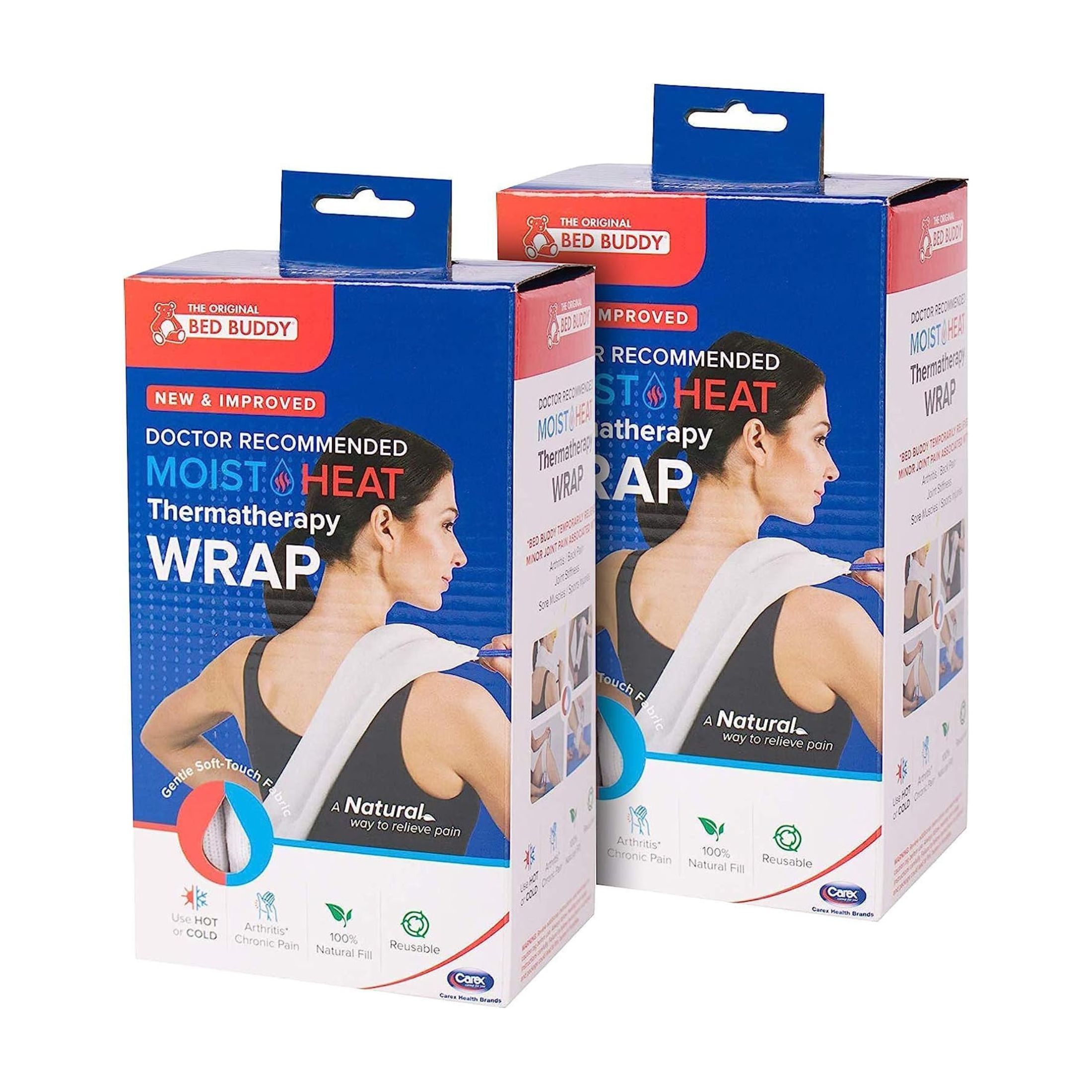 Bed Buddy Hot & Cold Wrap Pack With Moist Heat Therapy
