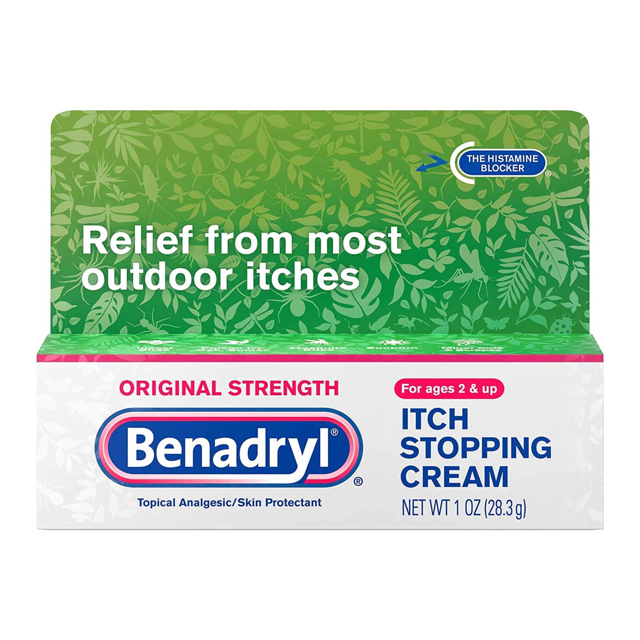 Benadryl Itch Stopping Cream, Original Strength, For Ages 2+ 1 Oz