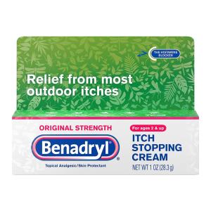 Benadryl Itch Stopping Cream, Original Strength, For Ages 2+ 1 Oz