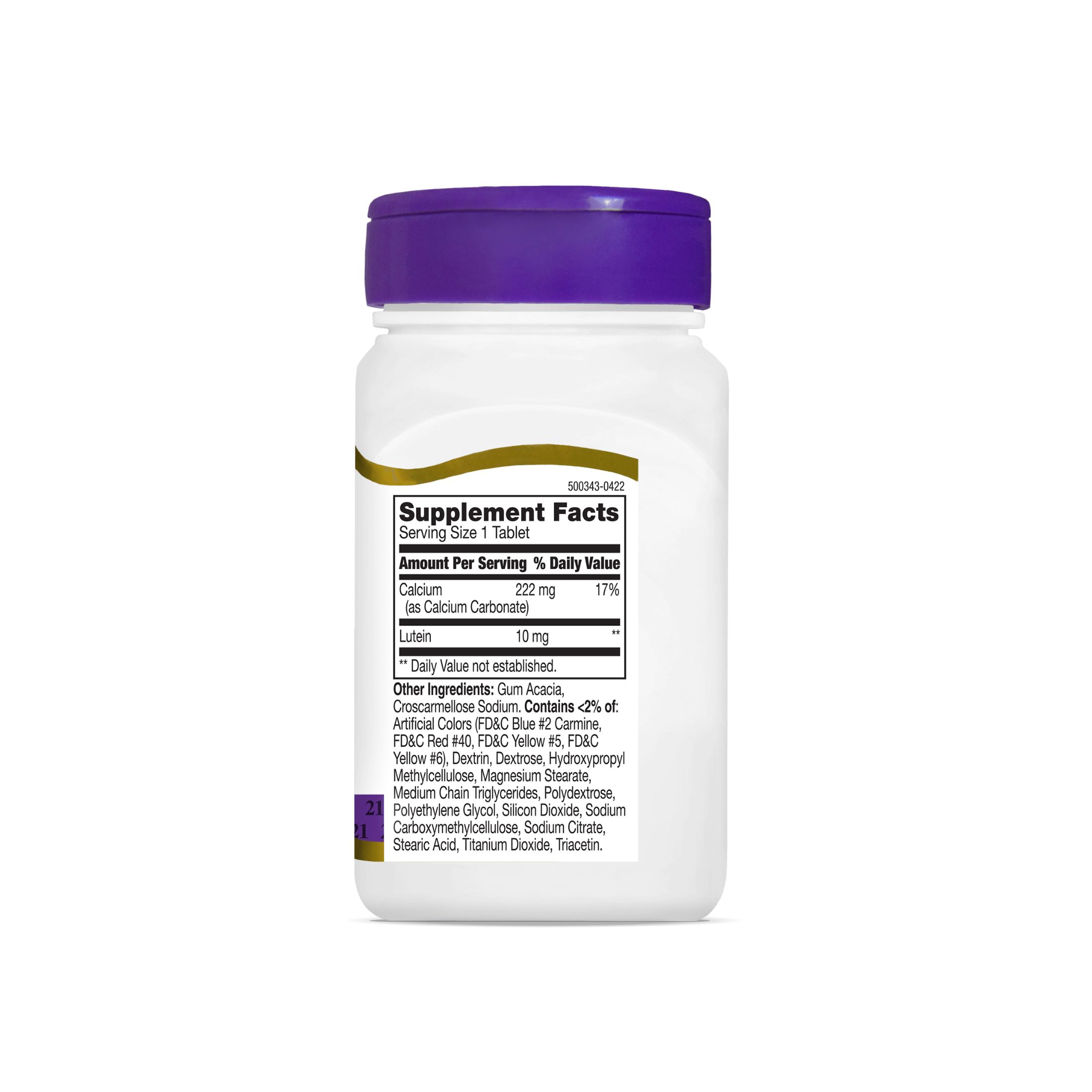 21st Century Lutein, 10 Mg, 60 Tablets