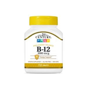 21st Century Vitamin B-12, Prolonged Release, 1000 Mcg, Tablets