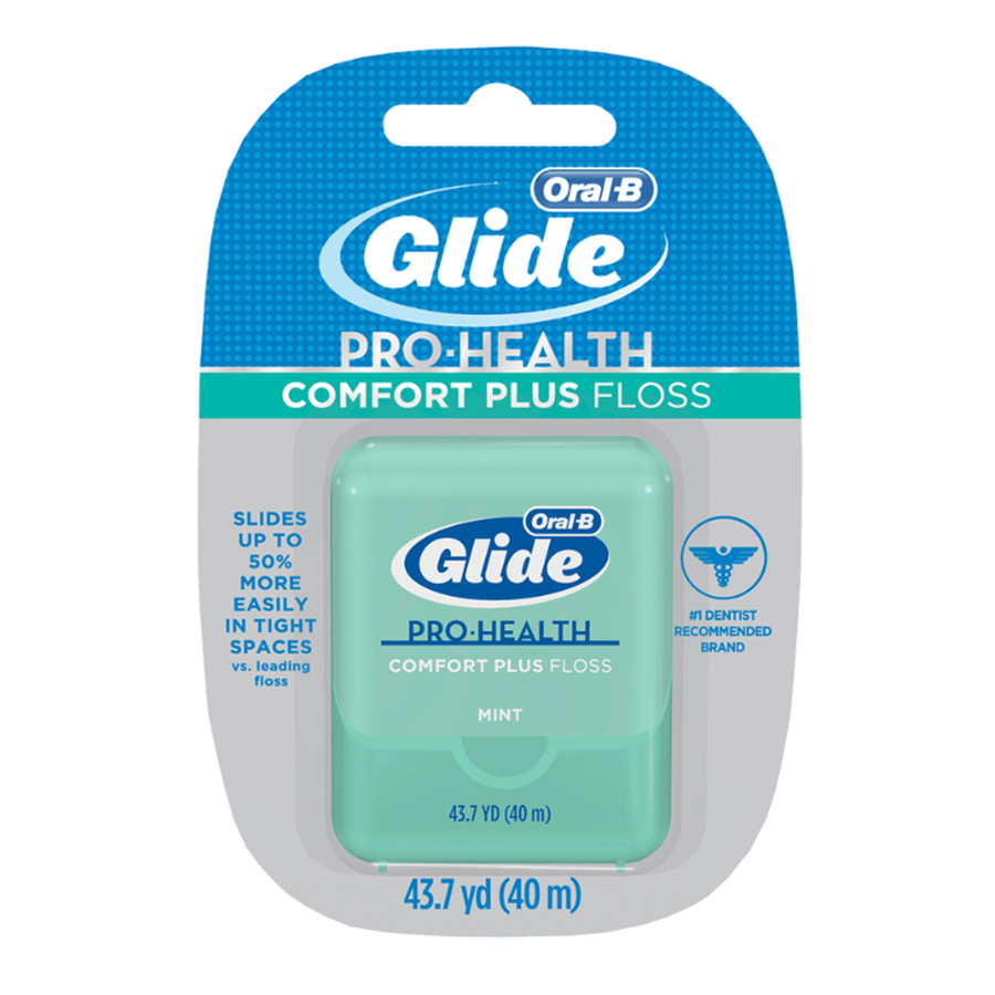 Oral-B Glide Pro Health Comfort Plus Dental Floss, Mint, 40m