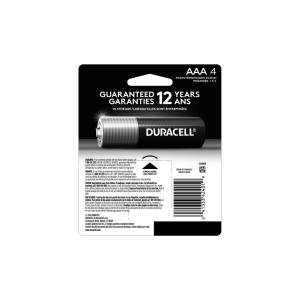 Duracell Coppertop AAA Batteries - 4 Pack Alkaline Battery