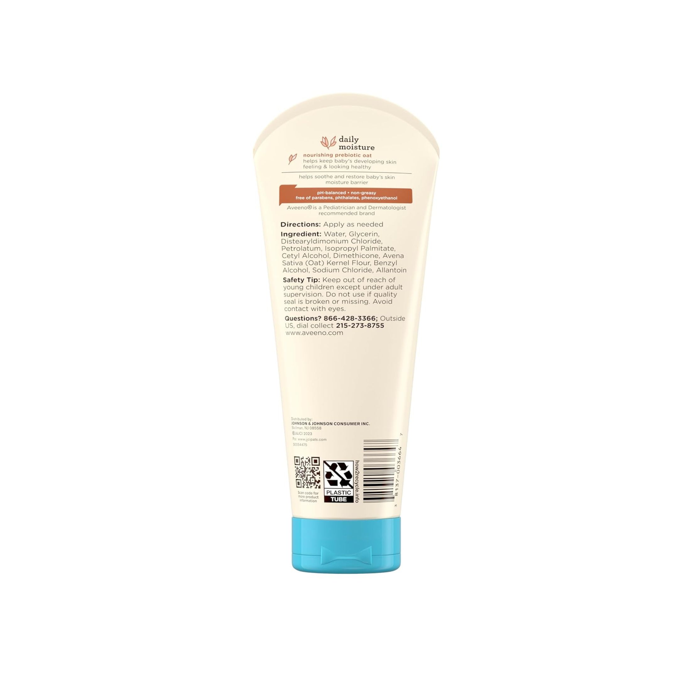 Aveeno Baby Daily Moisture Lotion With Natural Colloidal Oatmeal