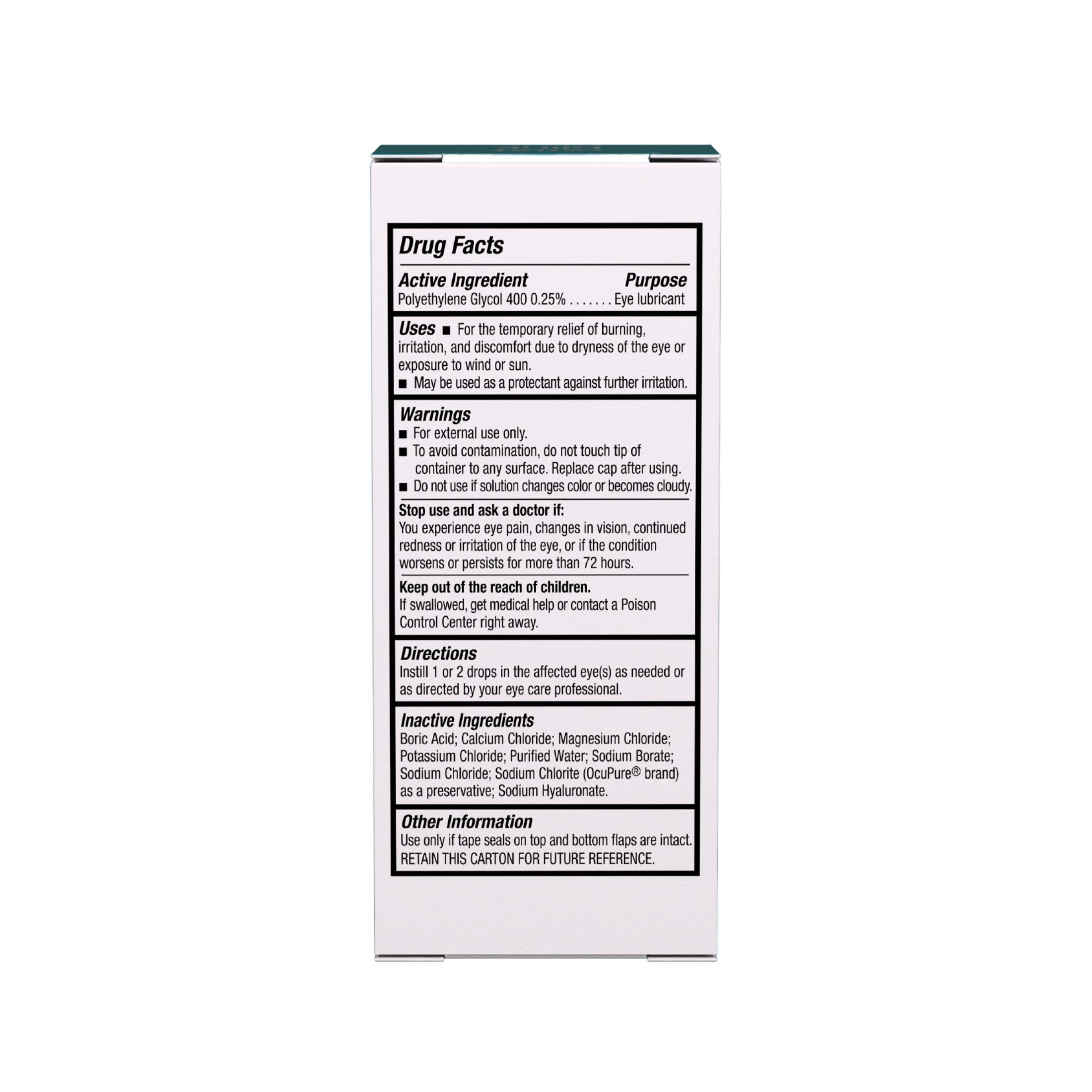 Blink Tears Mild-Moderate Dry Eye Lubricating Drops - 0.5 Fl Oz