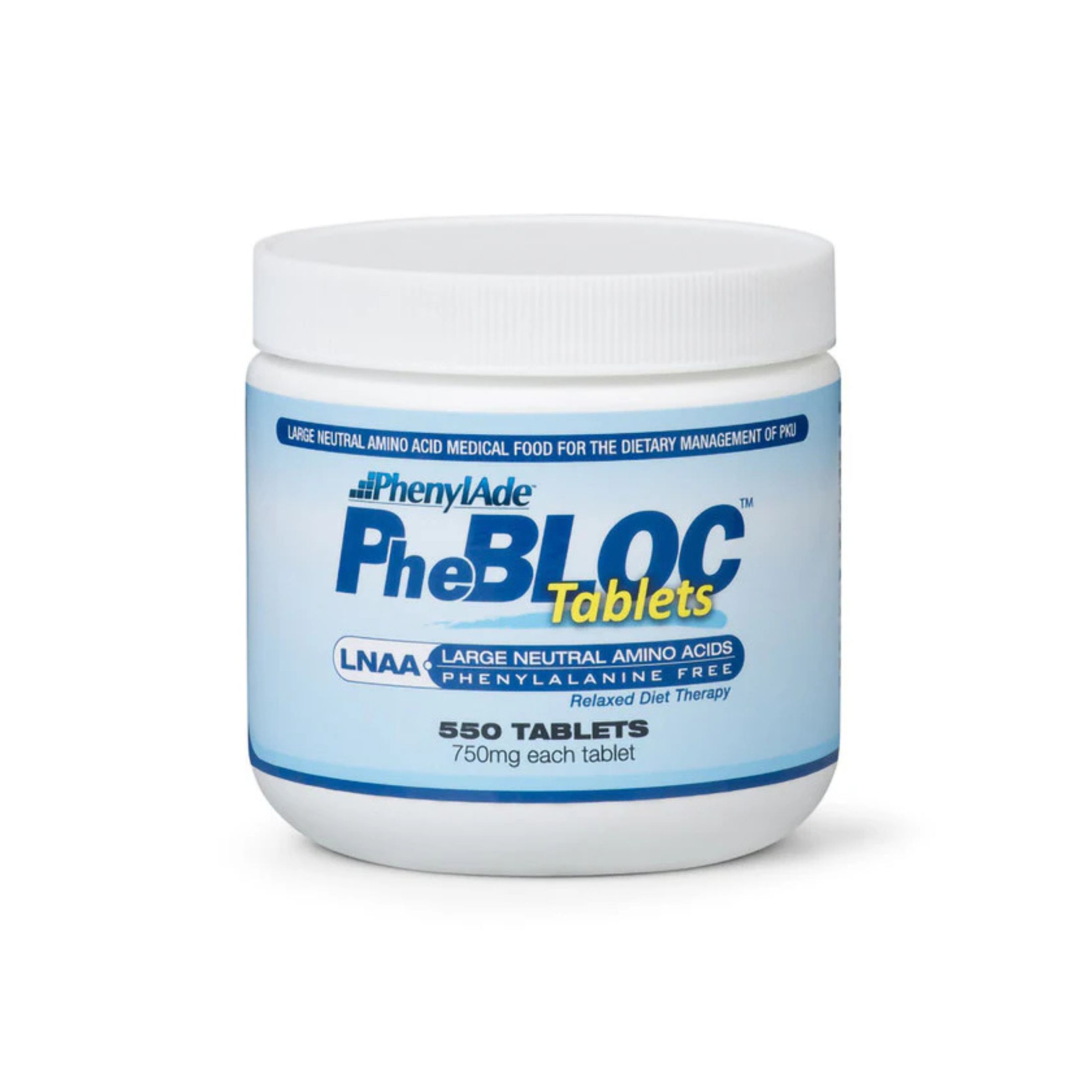Applied Nutrition PhenylAde PheBLOC LNAA Tablet, 750mg, 550 Tabletes