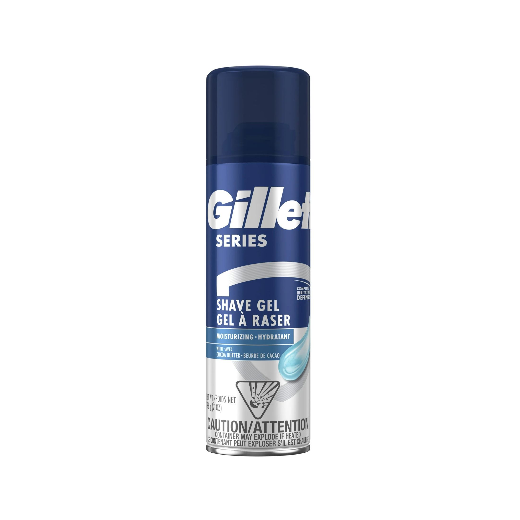 Gillette Series Moisturizing Shave Gel For Men With Cocoa Butter