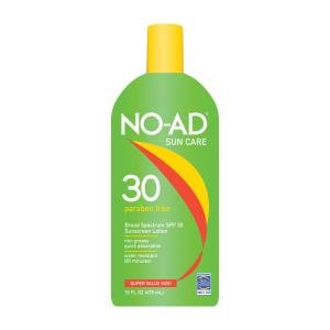 No-Ad Sun Care Sunscreen Lotion SPF 30, 16 Oz
