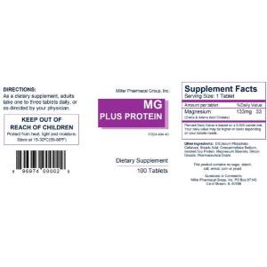Mg Plus Protein Miller 100 Tabs