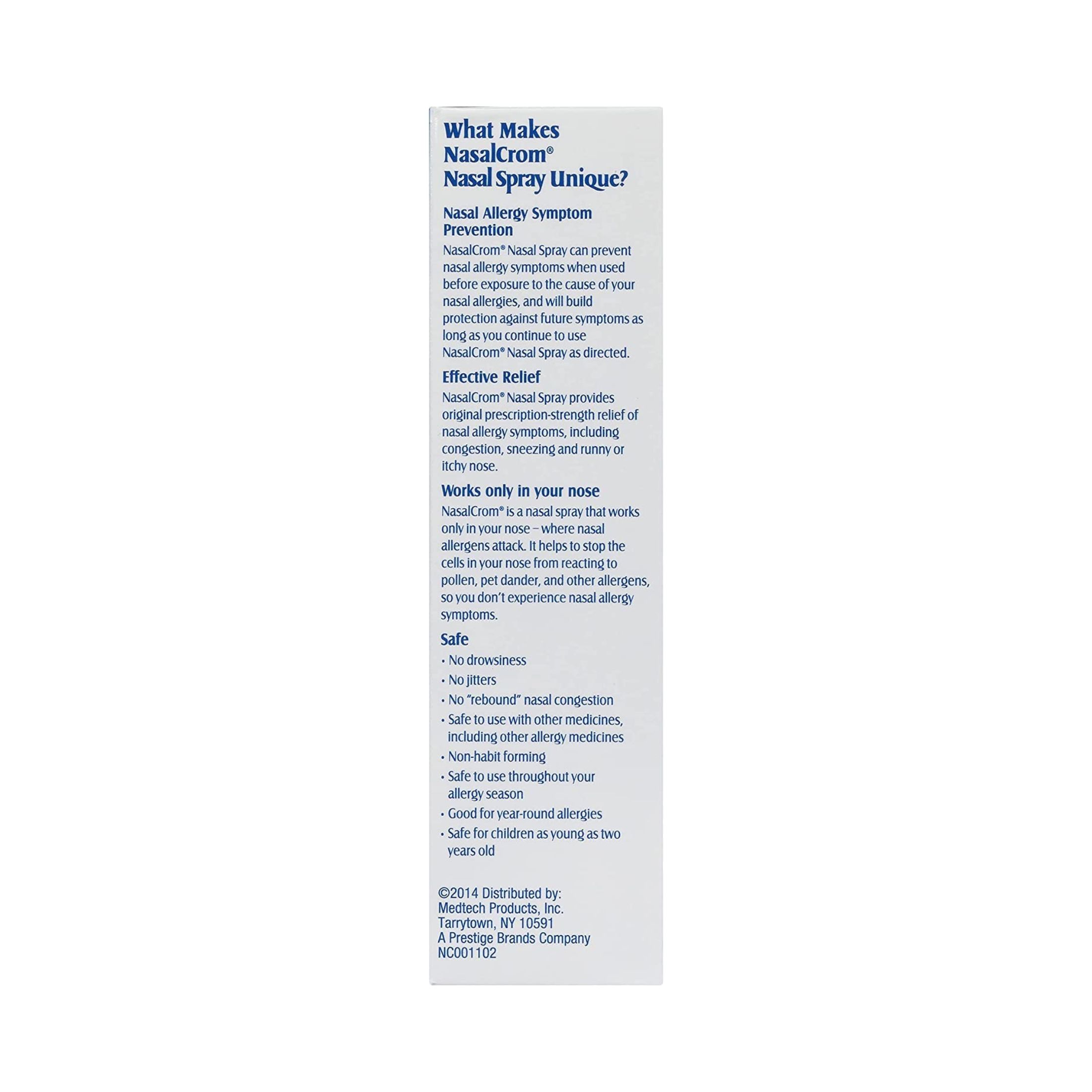 NasalCrom Allergy Symptom Controller Spray, 0.88 Oz