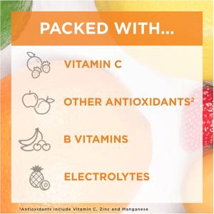 Emergen-C Vitamin Fizzy Drink Mix 1000 Mg, Raspberry Supplement - 30 Packets/Pack
