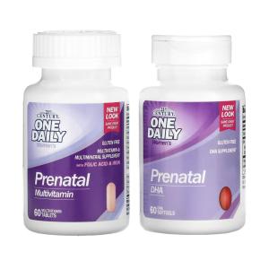 21st Century 2-Step Prenatal Multivitamin Plus DHA Tablets