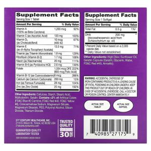 21st Century 2-Step Prenatal Multivitamin Plus DHA Tablets