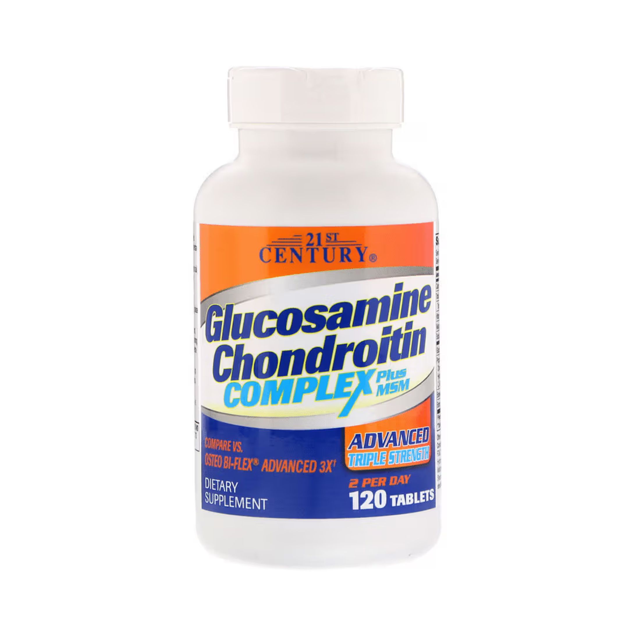 21st Century Glucosamine & Chondroitin Plus MSM Tablets