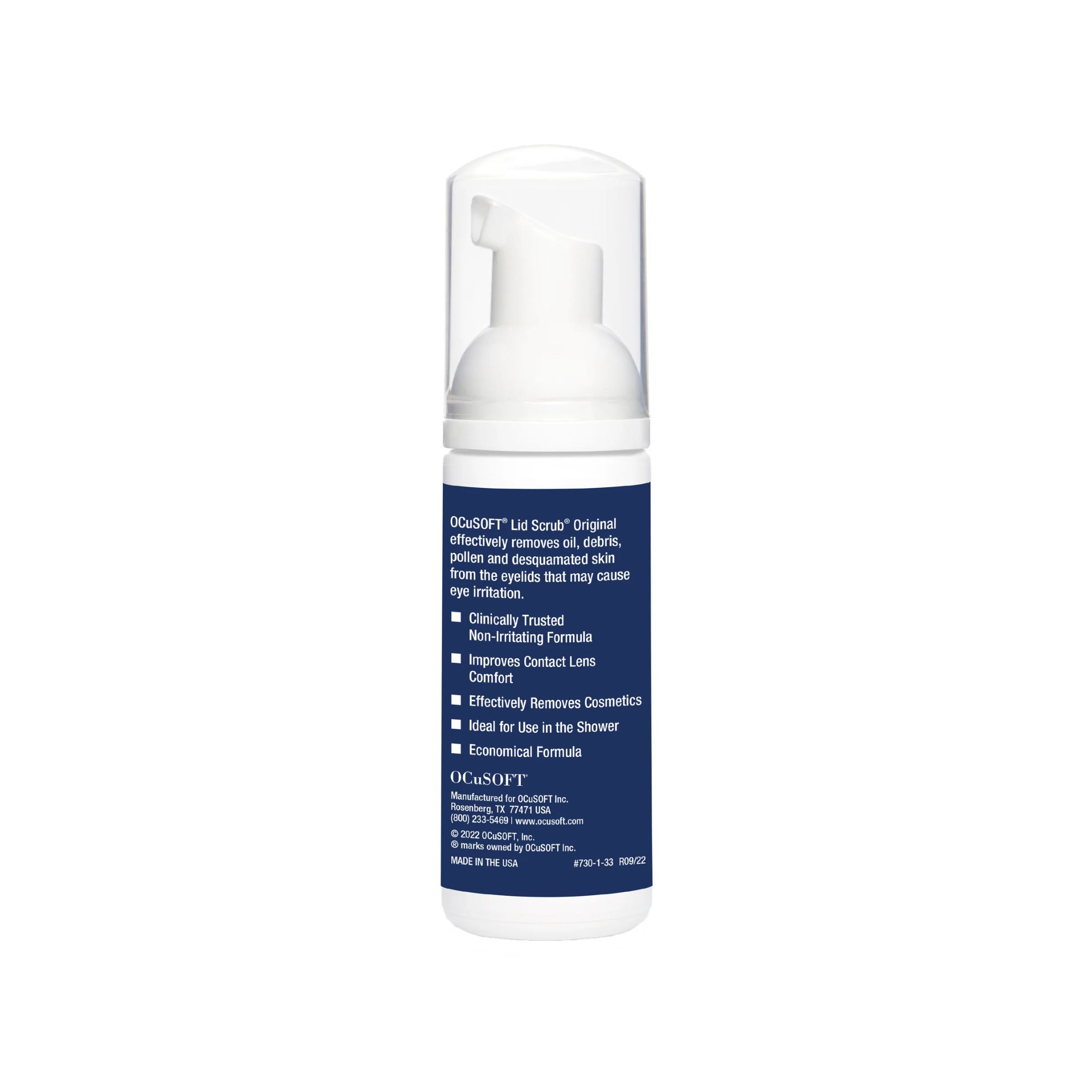 OCuSOFT Lid Scrub Original Foaming Cleanser - 1.66 Oz