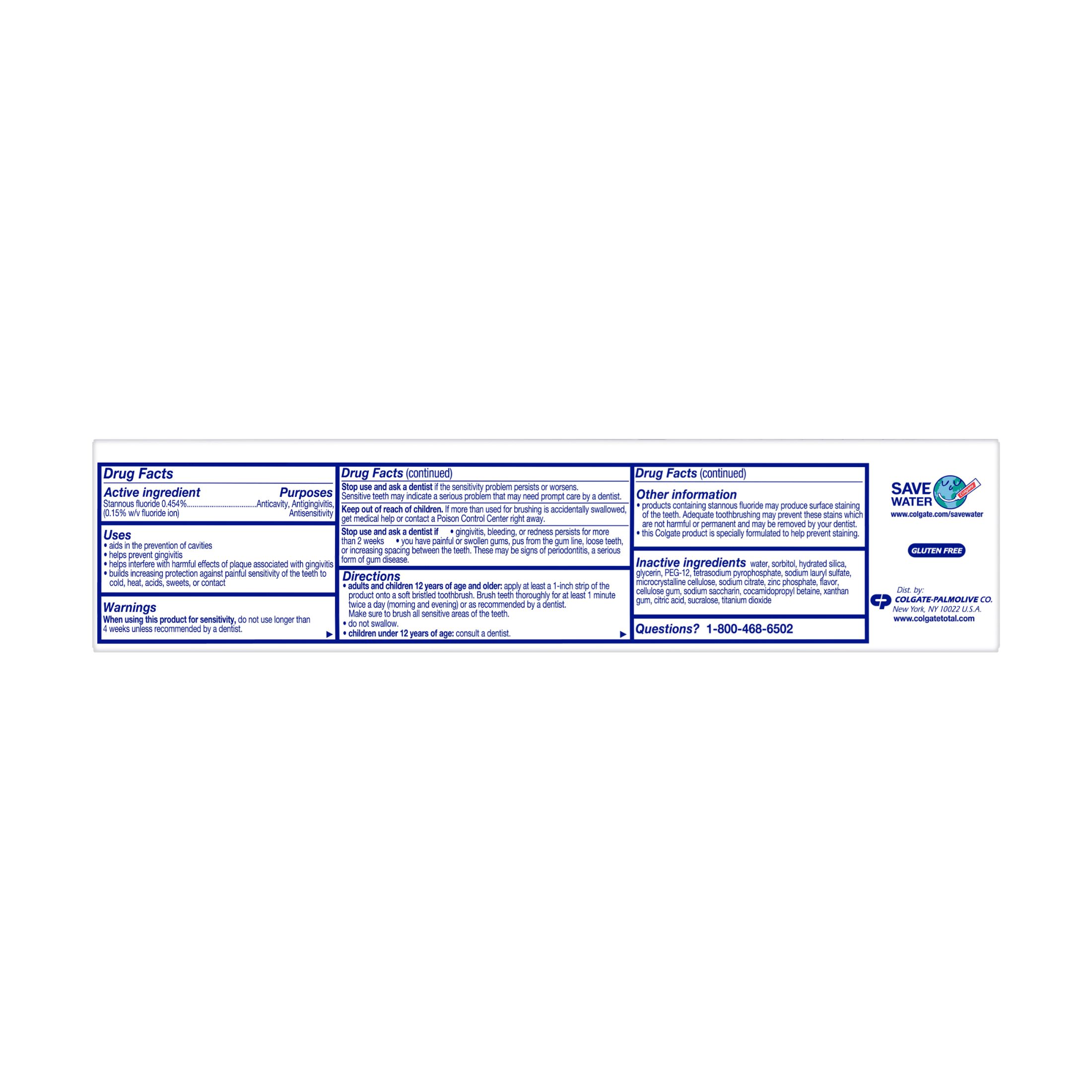 Colgate Total Toothpaste, Anticavity Fluoride And Antigingivitis, Clean Mint, Paste