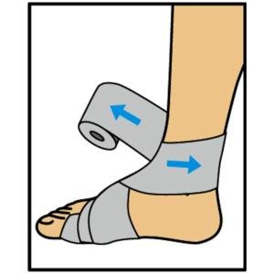ACE Elastic Bandage, Self Adhering, 4 Inch Width