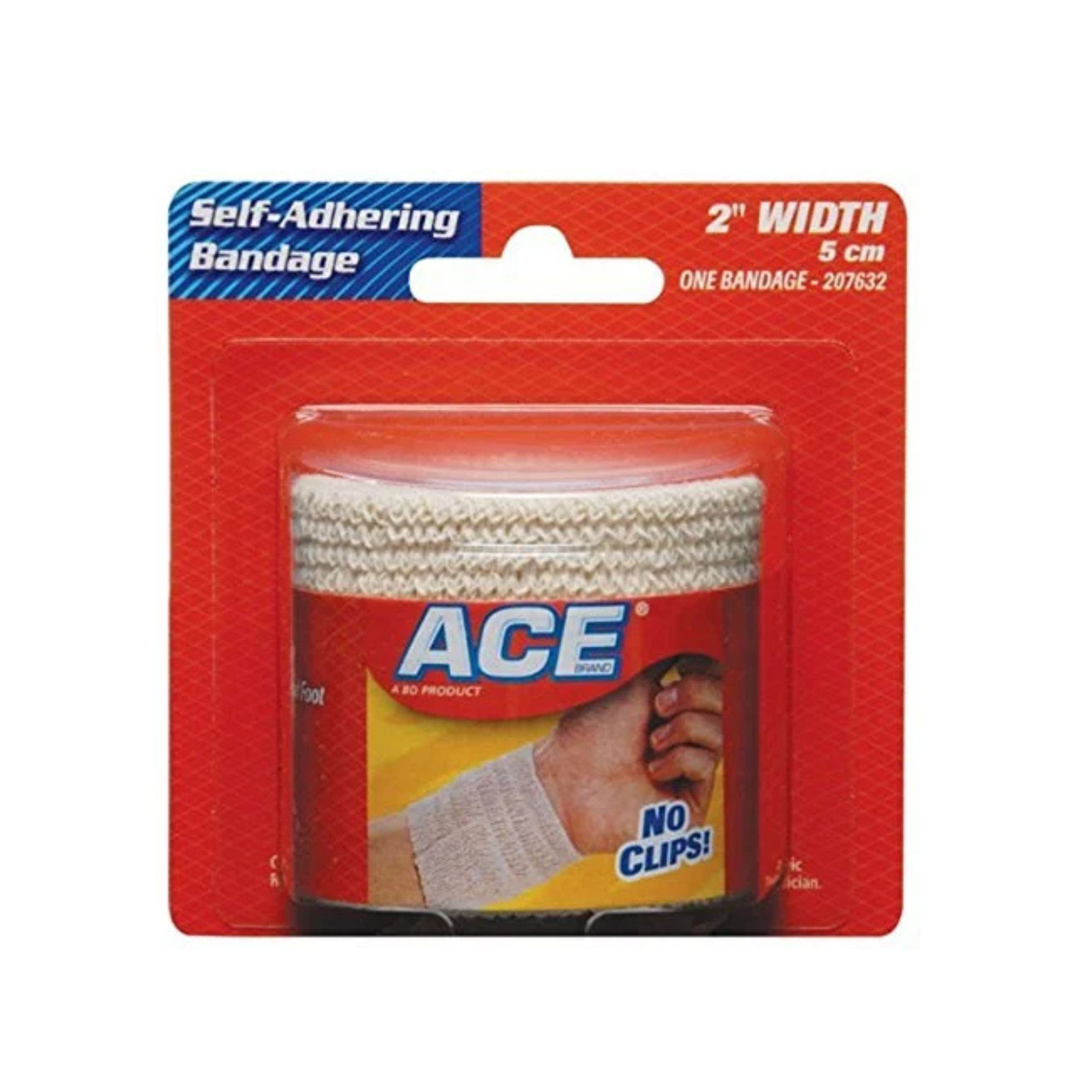 ACE Elastic Bandage, Self-Adhering, 2 Inch Width