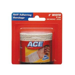 ACE Elastic Bandage, Self-Adhering, 2 Inch Width