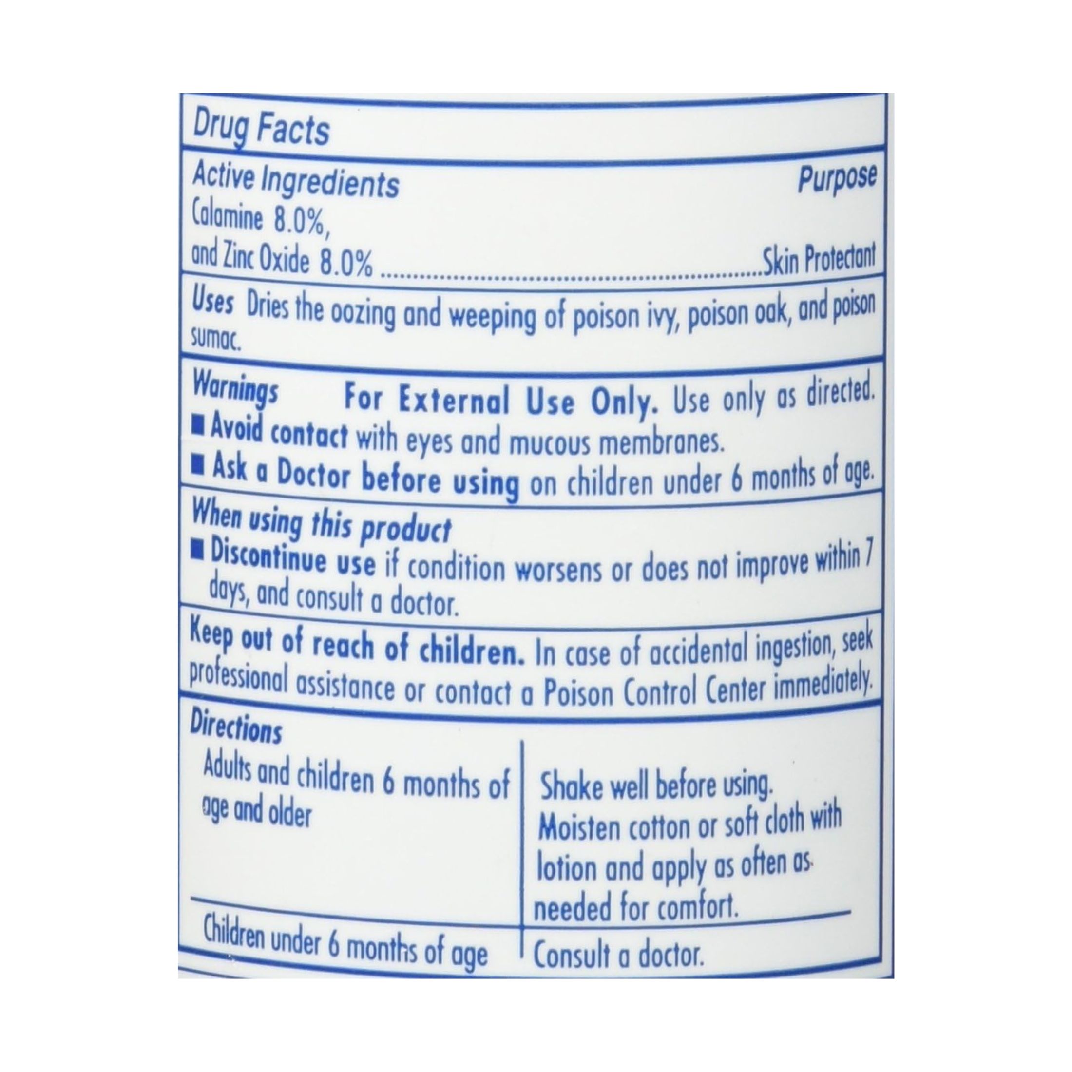 Humco Calamine Lotion Phenolate External Analgesic Skin Protect 6oz