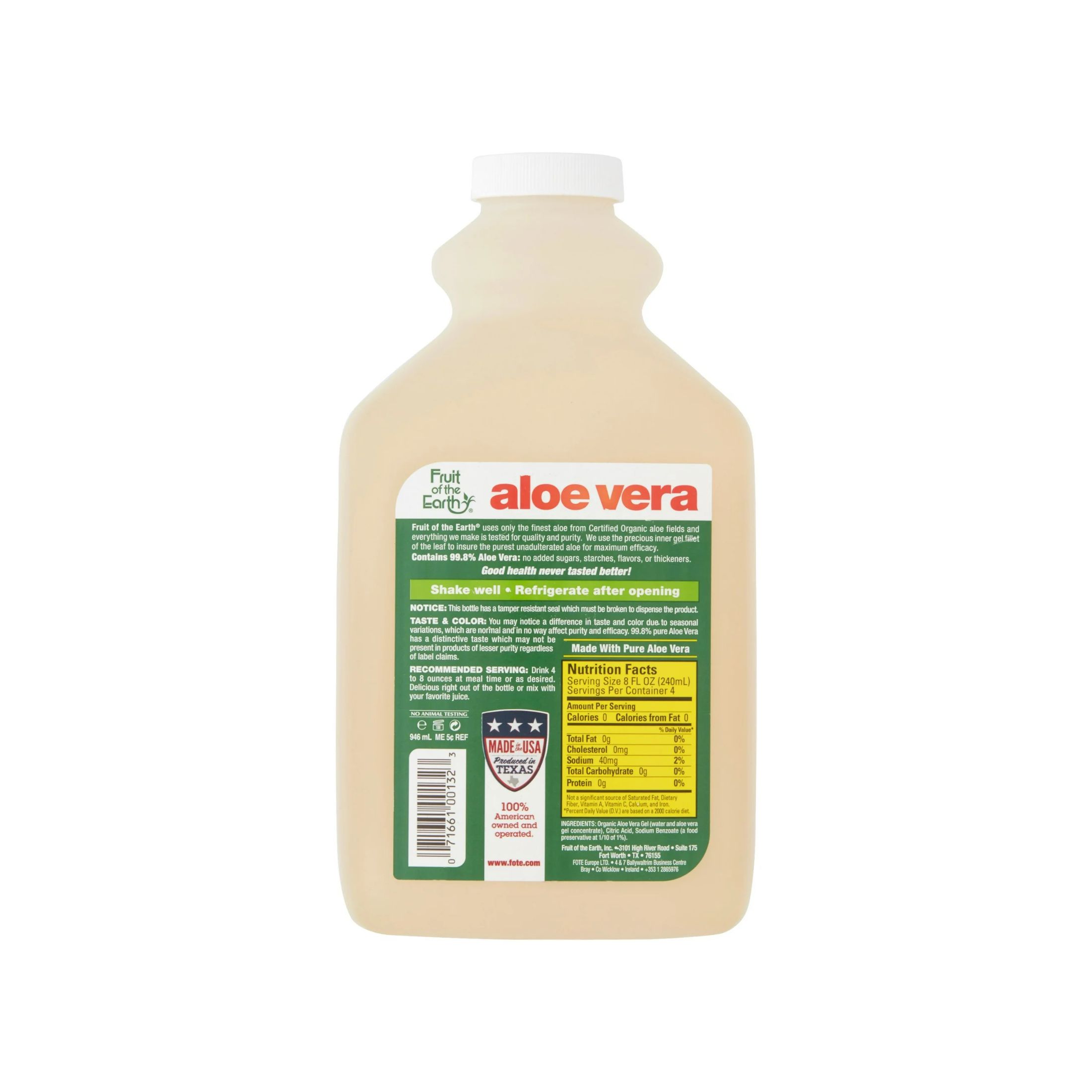 Fruit of the Earth Aloe Vera Juice, 32 Fl Oz