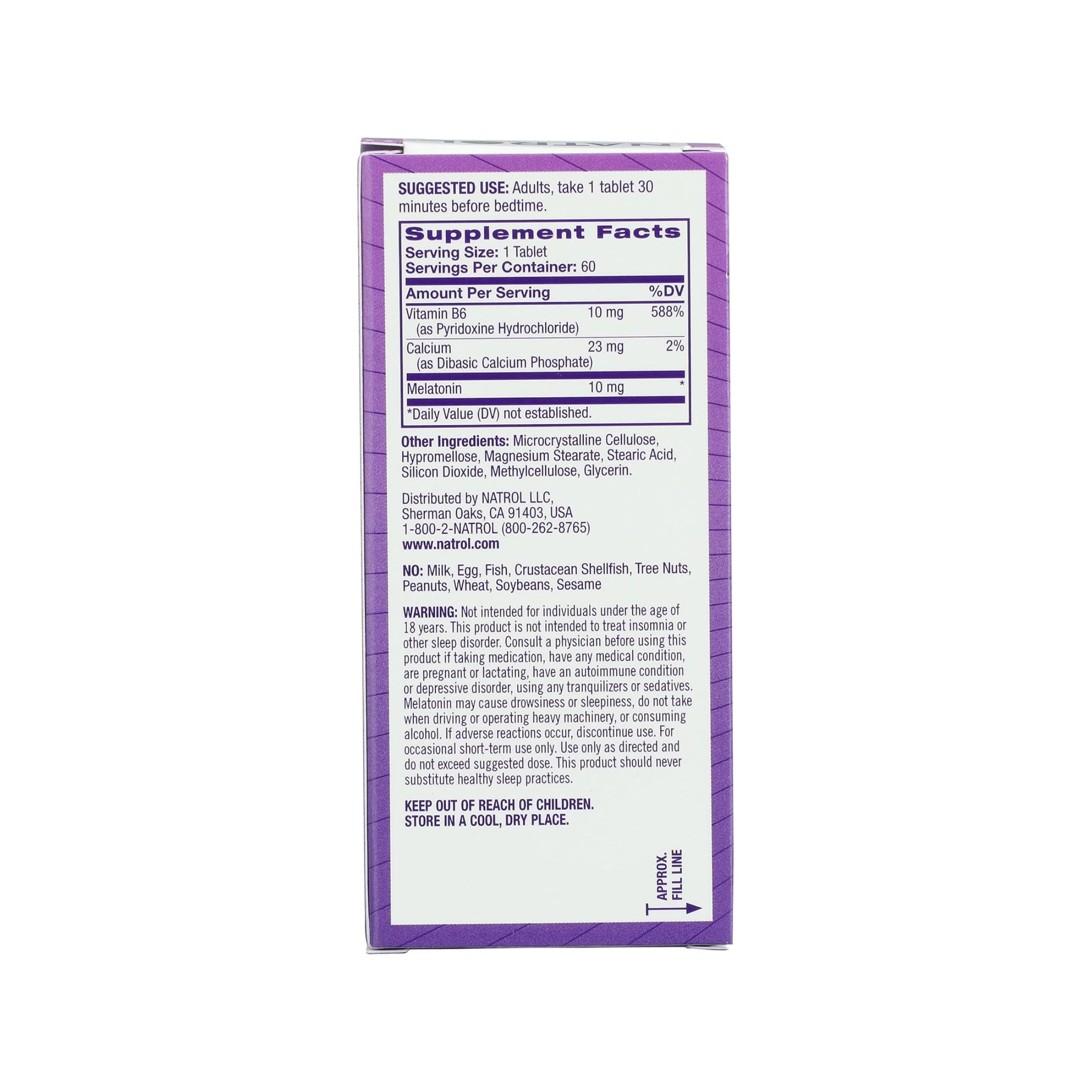 Natrol Advanced Sleep Melatonin 60 Tab