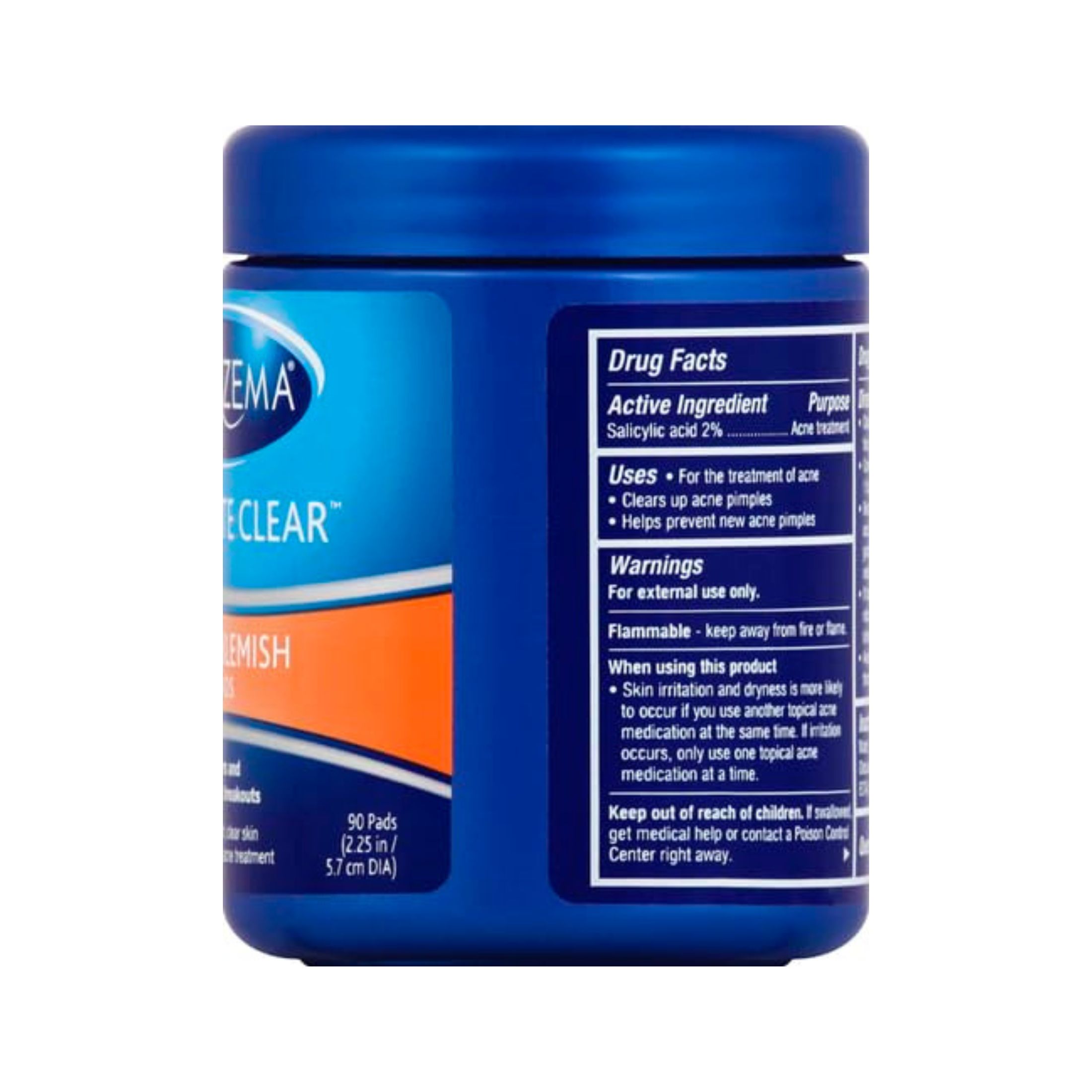 Noxzema Face Pads Anti Blemish 90 Ct (Pack Of 2)