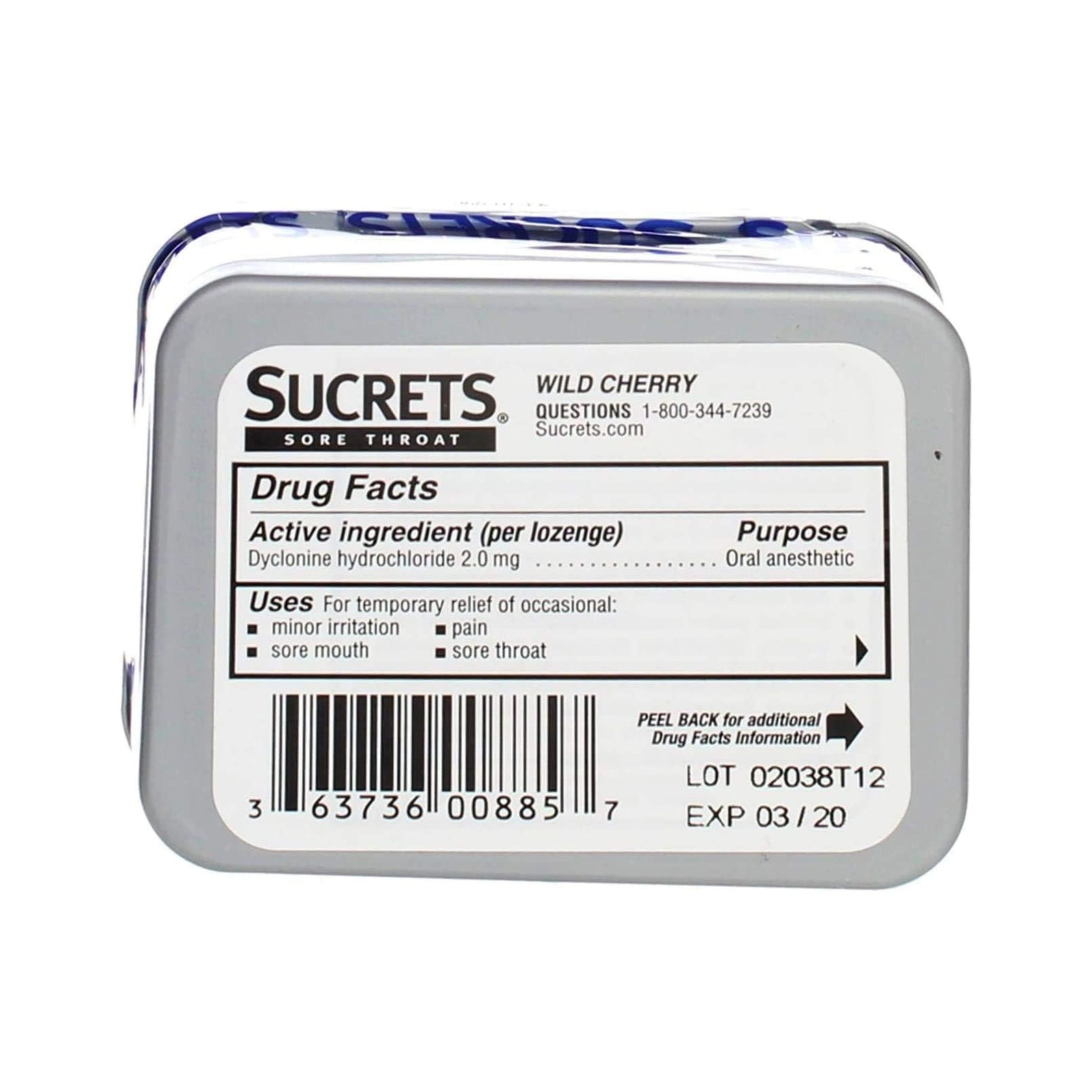 Sucrets Sore Throat & Cough Vapor Cherry