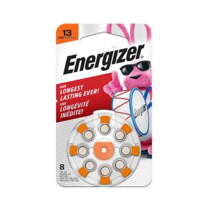 Energizer Hearing Aid Batteries Size 13, Orange Tab