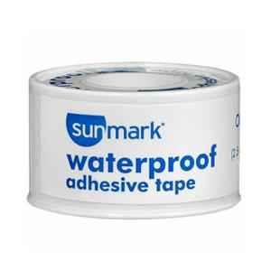 Sunmark Waterproof Medical Adhesive Tape Roll 1 Inch X 5 Yards