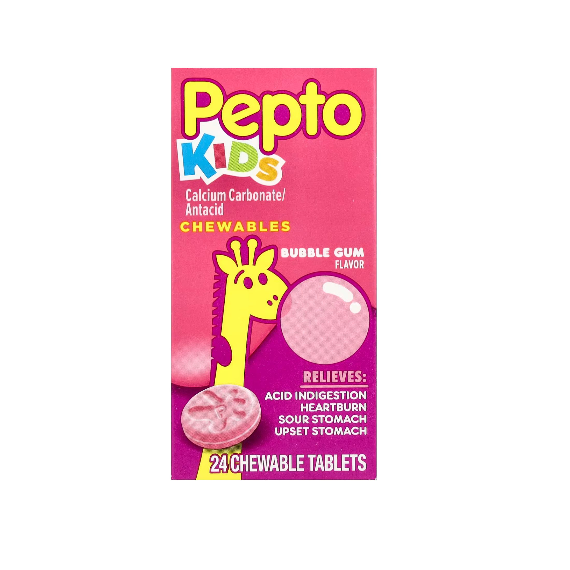 SM Kids Chewable Tablets Bubblegum 24ct