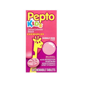 SM Kids Chewable Tablets Bubblegum 24ct