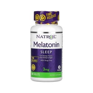 Natrol Vegetarian Melatonin 3 Mg Sleep Time Release 100 Tablets
