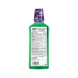 ACT Mouthwash, Fluoride, Anticavity, Zero Alcohol, Mint 18 Fl Oz