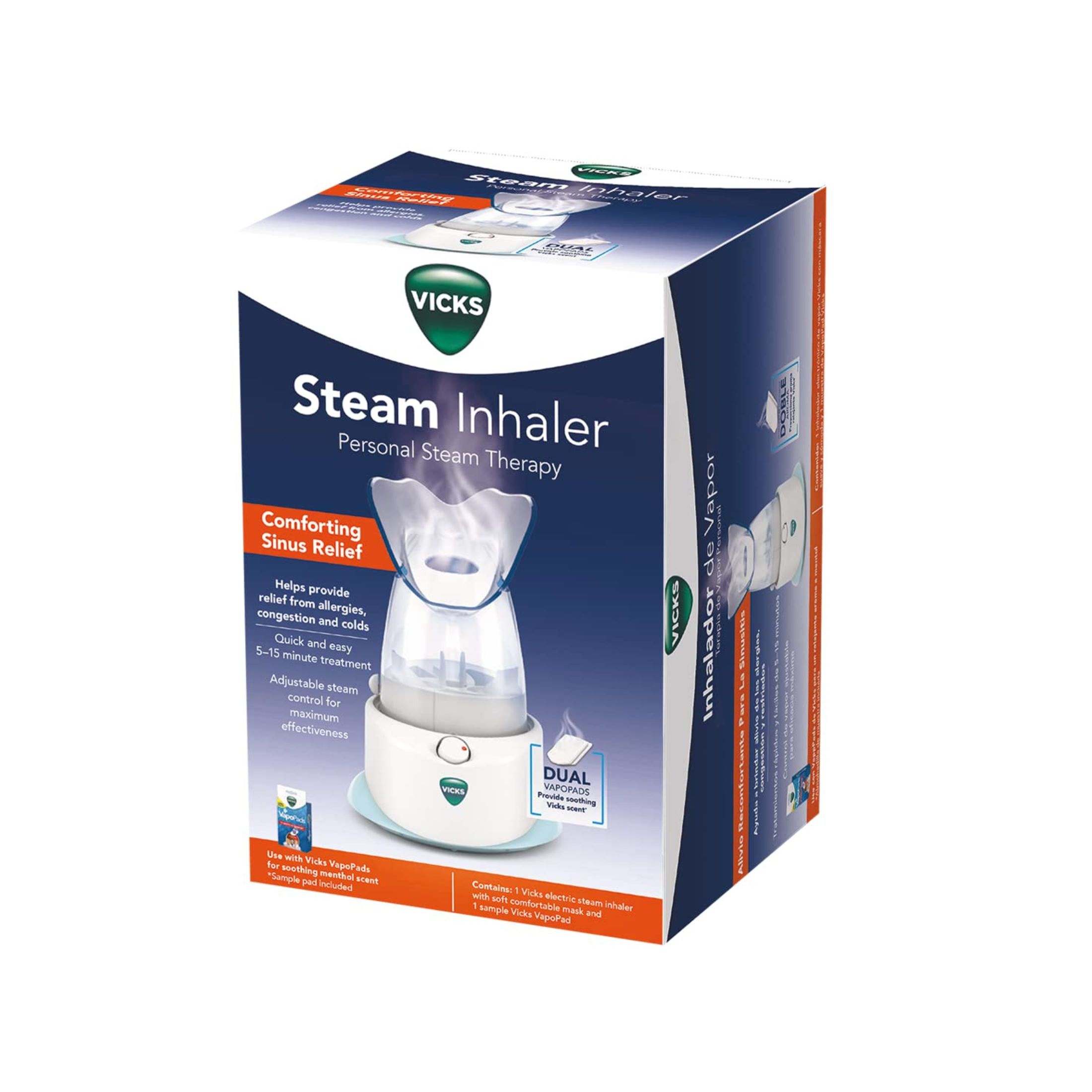 Vicks Personal Electric Steam Inhaler - White