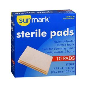 Sunmark Sm Sterile Pads 4 X4