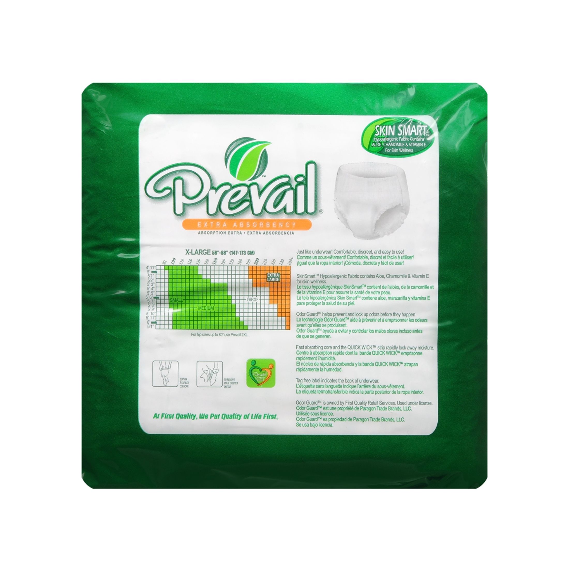 Prevail Extra Absorbency Underwear X-Large - 14 Pks Of 4